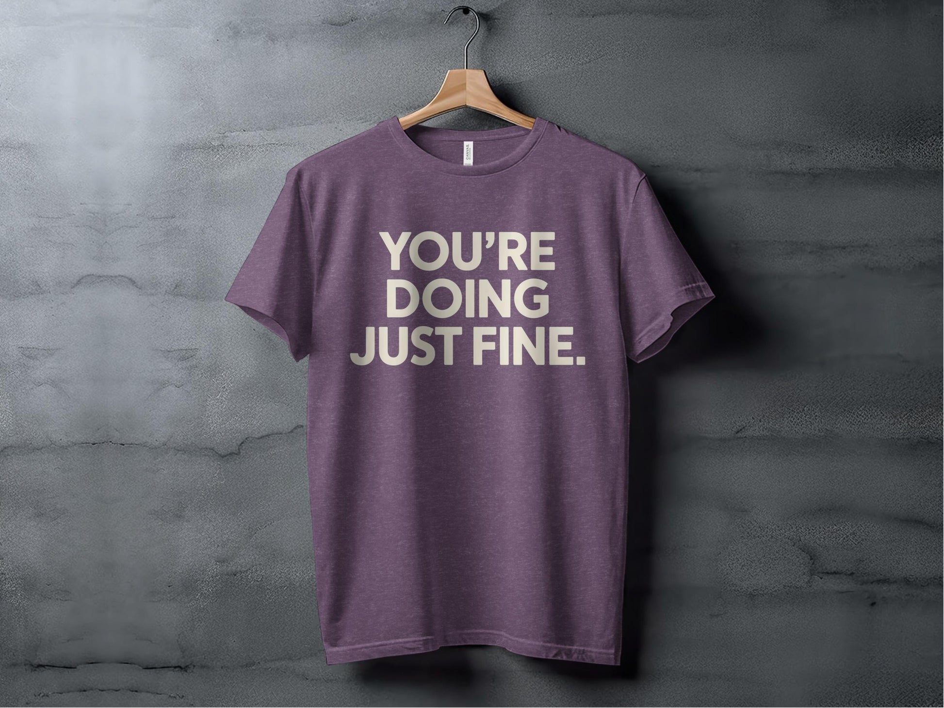 You're doing just fine XS / Heather Team Purple